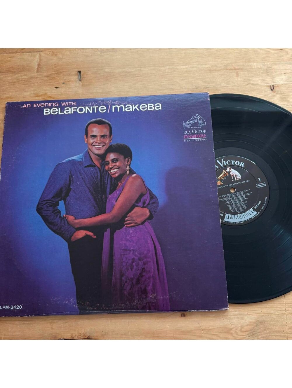 Belafonte/Makeba - An Evening with Belafonte/Makeba 33rpm VG+ VR28